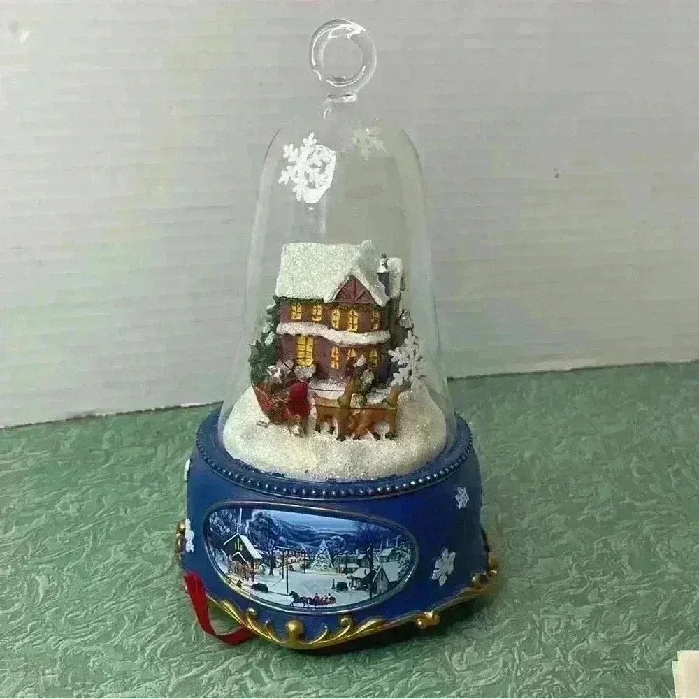 Musical Table Top Santa’s Sleigh Holiday Decor Tested: Works #95582 New In Box